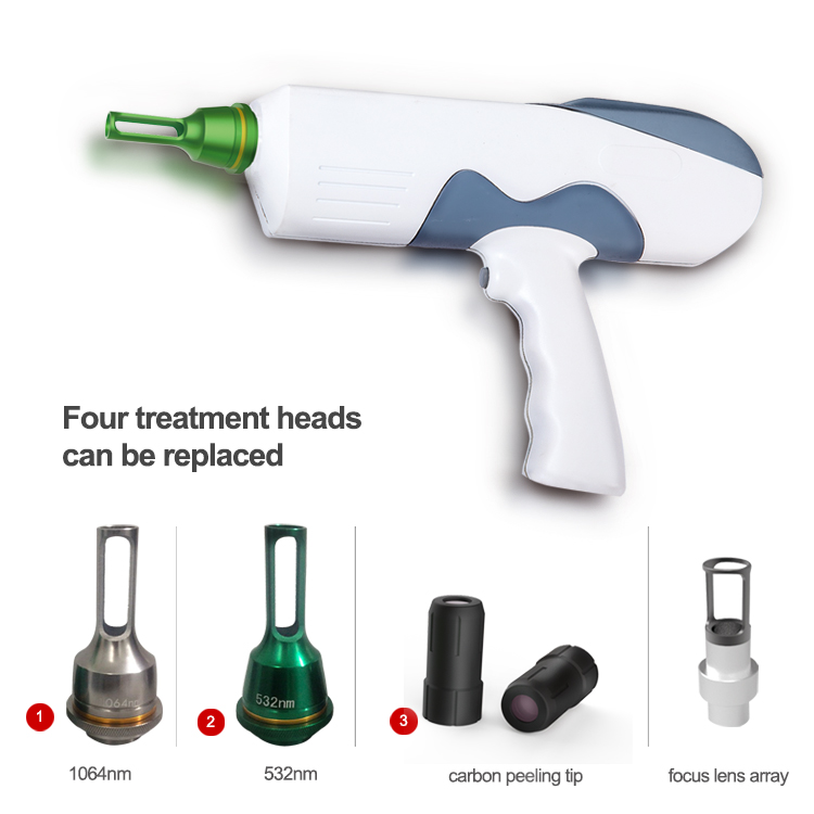KES factory Big Discount Q Switch Nd Yag Laser Two ND YAG LASER BAR tattoo removal machine MED 810A