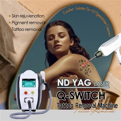 Q Lasc ND Gléas Baint Tattoo Laser Yag